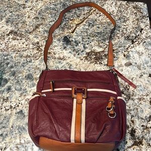 NWT Rossetti Berry Jam Double Duty Bucket bag